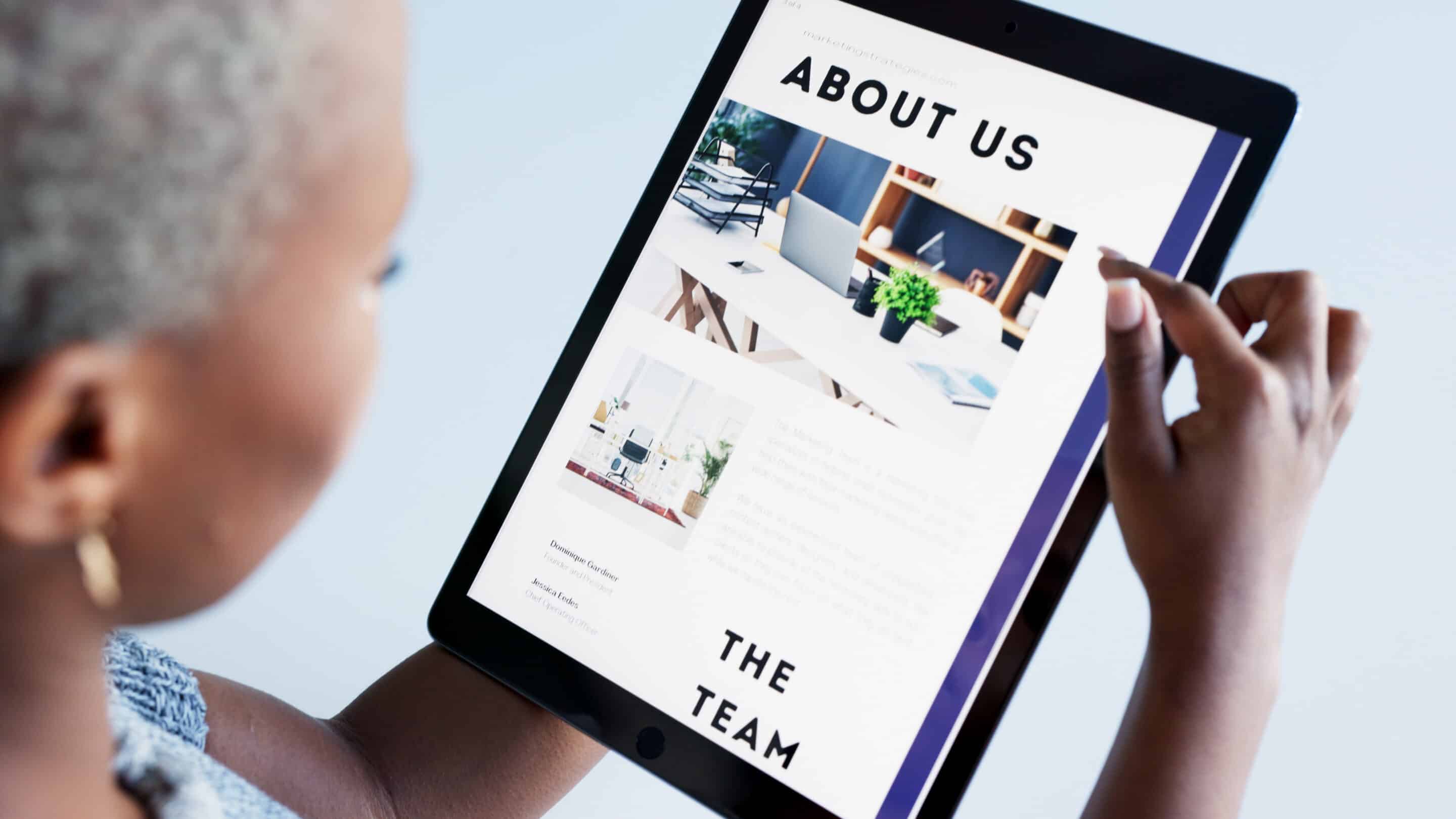 Website navigation